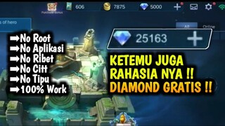 KODE RAHASIA!!! | KLAIM DIAMOND GRATIS TANPA APLIKASI MOBILE LEGEND ML | NO BUG