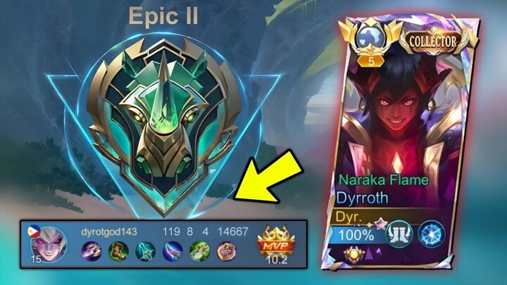 MY FIRST MATCH IN EPIC RANK!! didn’t expect this...  - Mobile legends