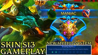 Hylos Skin S13 and NEW MYTHIC SYSTEM Gameplay - Mobile Legends Bang Bang