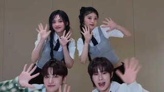 Thử thách nhảy "Magnetic+Plot Twist" của Jing Menghua×Gaizono Caiyu&Han Zhixun×Li Jingyun