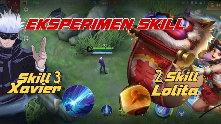 Apakah skill 2 Lolita dapat menahan Ultimate Xavier?? EKSPERIMEN SKILL HERO