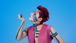 暴风旋转！上弦の三【COS初体验】猗窝座：喂喂，真男人纹身脱色谁管管呐！！