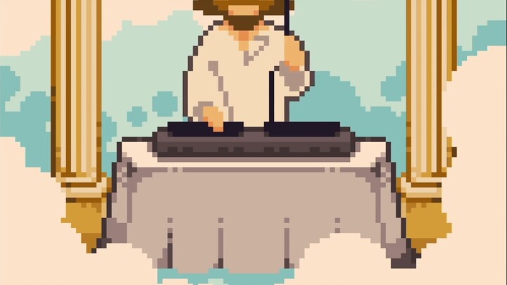 [Animation] Jesus Vibing To Yoasobi Remix - Phiên bản Pixel