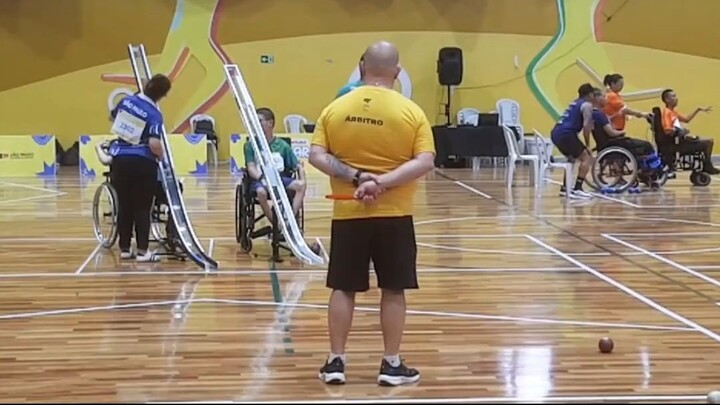 JM TBT Paralimpiadas 2024 - lembrança de uma jogada deste campeonato. #boccia #bocha #paradesporto #