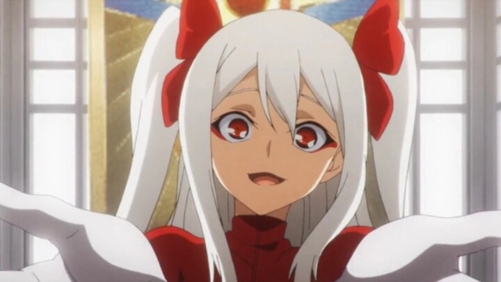 The sister with white hair and red eyes is so awesome!