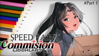 WANGYWANGYWANGY!!😍Mimin Disuruh Nggambar Cewek Cantik Lagi Angkat Kardus [Speed Paint]