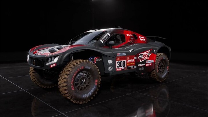Car Century 3008 DKR in Dakar Desert Rally. Abu Dhabi racing