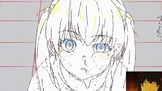 堪比真人的哭泣演出！《炎炎消防队》第8话片尾原画成片对比