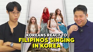 🇰🇷Koreans React to Filipinos in Korean Singing Shows | 4th Impact, Sarah Elio, Sephy Francisco