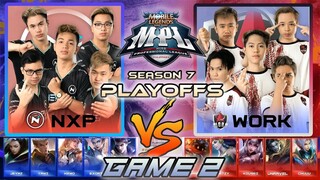 MINDGAMES |  NXP VS WORK GAME 2 | MPL PH S7 PLAYOFFS DAY 1