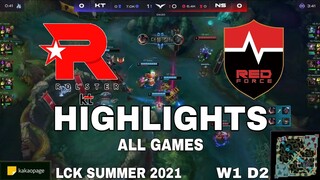 Highlight KT vs NS All Game LCK Mùa Hè 2021 LCK Summer 2021 KT Rolster vs Nongshim Redforce