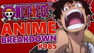 NAOTOSHI SHIDA Returns!! One Piece Episode 985 BREAKDOWN