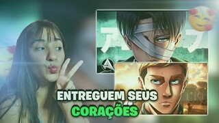 REACT 2 EM 1 | Levi Ackerman | Minha Última Missão | AniRap | Erwin Smith - Sasageyo | M4rkim