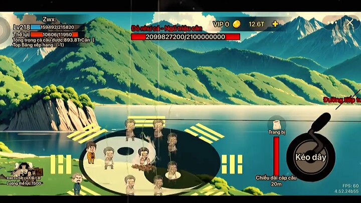 Kỹ năng mới trong "Câu cá vạn cân" .