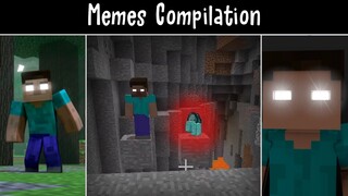 Herobrine or Diamond 22 TIKTOK MINECRAFT COMPILATION