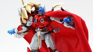 变形金刚模玩每周侃，缝合的白狮擎天柱还挺帅