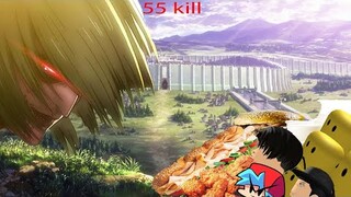 female titan 55 kill yummy Roblox titan warfare