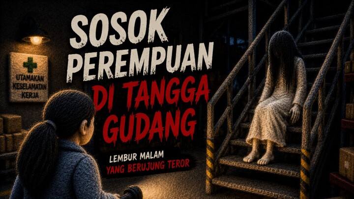 SOSOK PEREMPUAN DI TANGGA GUDANG