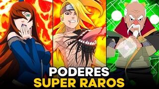 OS 8 NINJAS TEMIDOS PELAS SUAS KEKKEI GENKAIS EM NARUTO