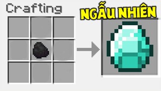 THỬ THÁCH SINH TỒN VÀ ĐẬP KHOÁNG SẢN NGẪU NHIÊN TRONG MINECRAFT !! *ĐẬP THAN = KIM CƯƠNG*