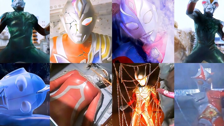 Counting 10 Ultraman who were hit by monsters and turned out their lights, Tiga was petrified, and D