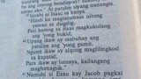 Pang Araw Araw na Talata.                                   Genesis 27:38-41