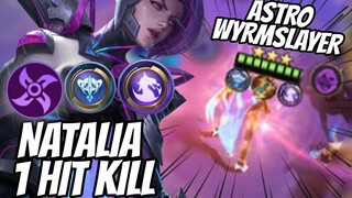 NATALIA ASTRO WYRMSLAYER 1 HIT AUTO KILL ! MAGIC CHESS MOBILE LEGENDS