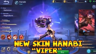 NEW SKIN HANABI - VIPER (MOBILE LEGENDS INDONESIA)
