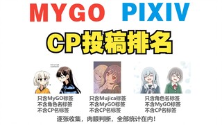 【数据可视化】P站MyGO角色CP投稿数排行榜