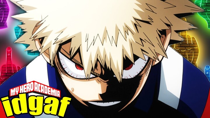 How to STOP Giving a F*** | Learn from Bakugo - My Hero Academia