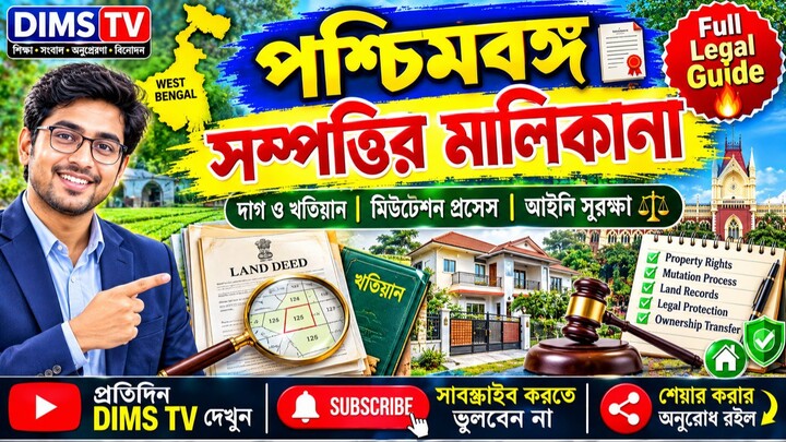 জমির খতিয়ান, দাগ নম্বর ও মিউটেশন কীভাবে পরীক্ষা করবেন? | Banglarbhumi Property Record Check