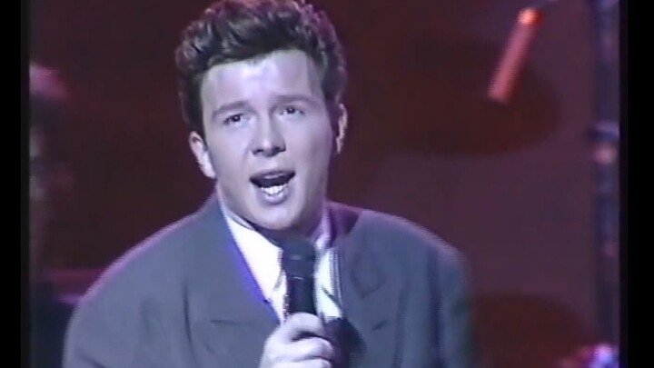 【Original Rickroll Live】Rick Astley - Never Gonna Give You Up (Live 1987 Brit Awards)