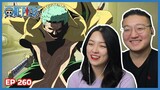 ZORO VS CAPTAIN T-BONE | One Piece Episode 260 Couples Reaction & Discussion
