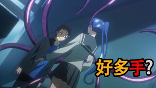 Being parasitized by an alien, and having many different hands?
