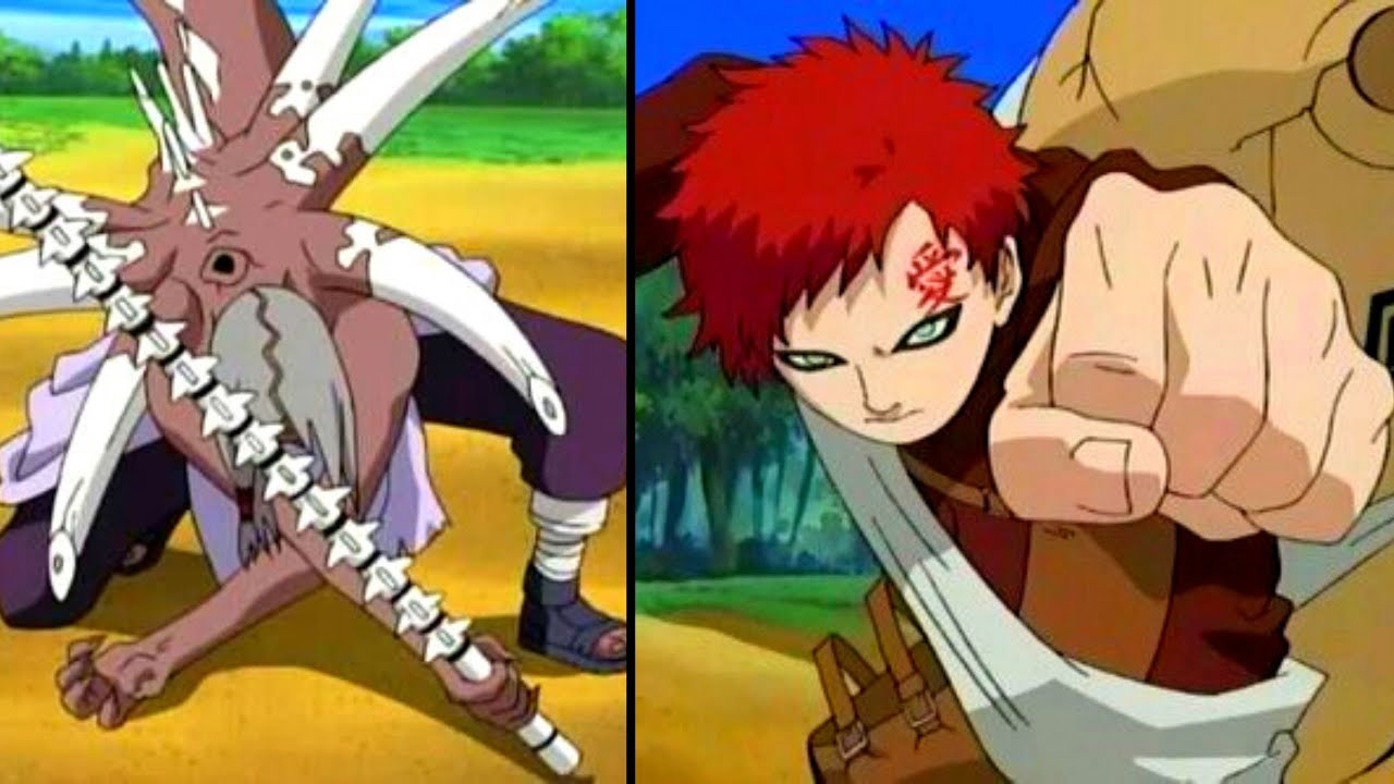 Gaara vs kimimaro - BiliBili