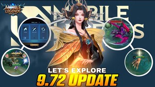 🔥UPDATE 9.72 MOBILE LEGENDS! Wu Zetian Datang, Rafaela Bisa Revive, MAP BARU Dinosaurus!