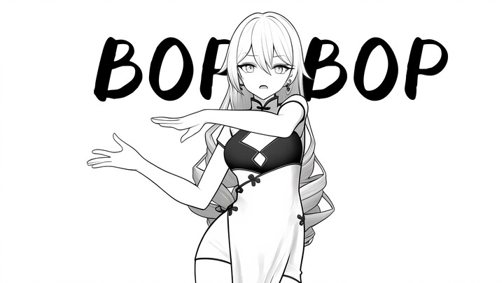 Bronya💕 Vincent's line drawing transfer💕 AI animation