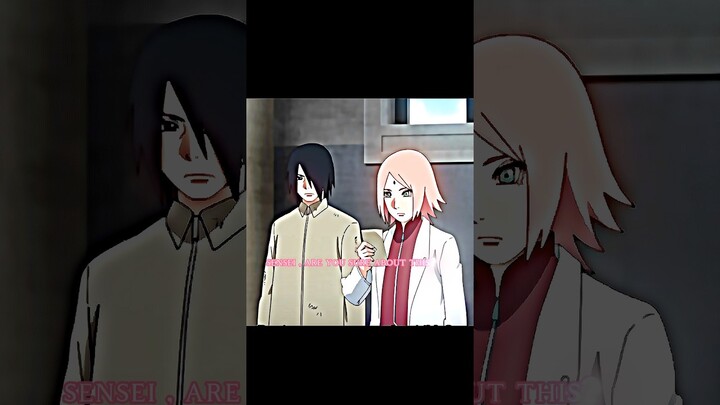 With Kakashi: Oii Kakashi 😑 With Sakura: Sensei🥺💖😍SASUSAKU CUTE MOMENTS 🥰#cutemoment #sasuke #sakura