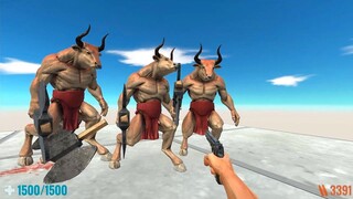 How Long Can I Survive in Sky Battle. Animal Revolt Battle Simulator