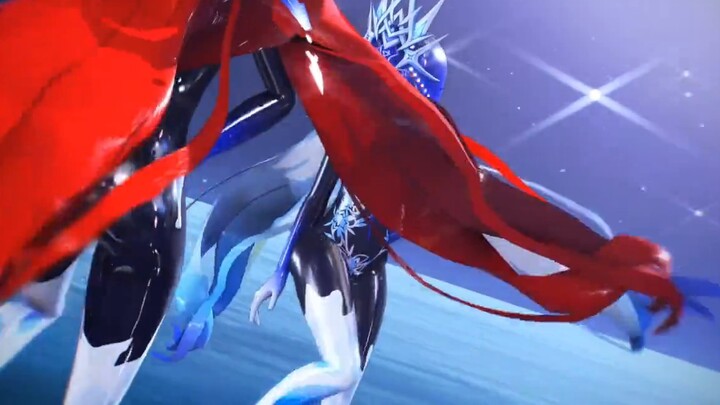 Herrscher of the Fire-Ice Prison Glue Bound Cloak Gimme×Gimme MMD