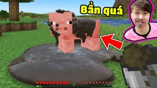 Vinh Lần Đầu Thấy Con Heo Dơ Bẩn Quá ?? THỬ THÁCH ĐÚNG LÀ KHÓ HIỂU THẬT ĐẤY Trong Minecraft