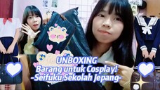 UNBOXING BARANG UNTUK COSPLAY SEIFUKU SEKOLAH JEPANG!