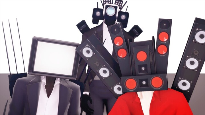 【Skibidi Toilet /MMD】คุณจะติดตามค่ายไหน? น้ำเงินแดงหรือม่วง?