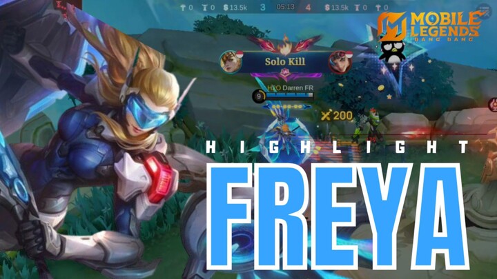 ILMUWAN G1L4 VS POLISI KOTA | FREYA | MLBB HIGHLIGHT