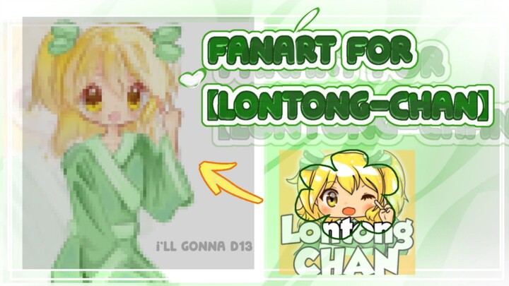 AKU FANART YOUTUBER KAWAII INI!1!1! 【Lontong-Chan】|| Speedpaint