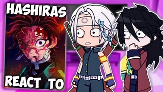 Hashira react to Tanjiro Kamado || kny || Gacha Club