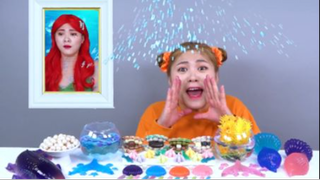 Nàng tiên cá Bức tranh nổi tiếng Mukbang đồ ăn hình tiên cá#amthuc #monngon