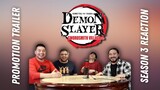 DEMON SLAYER SEASON 3 TRAILER REACTION!!