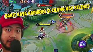 NAUBUSAN NG AWA SI SELENA KAY ZILONG SA XP LANE! | MOBILE LEGENDS