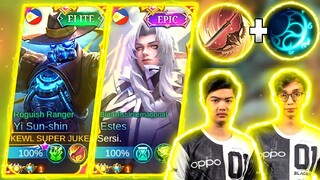 TOP 1 GLOBAL YI SUNSHIN + M3 ESTES BLACKLIST SKIN!!! | VEEWISE CONNECTION! ( MUST WATCH ) | MLBB